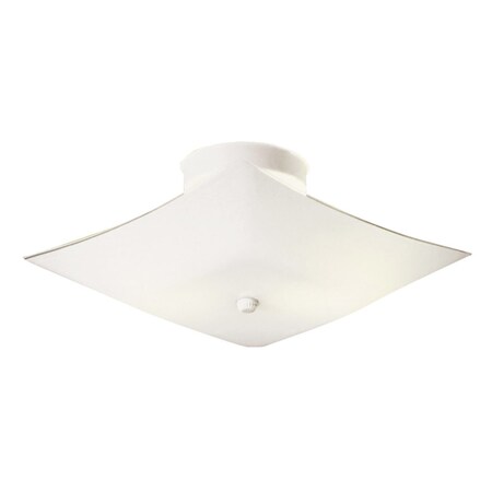 Design House 2-Light White Ceiling Light 501338